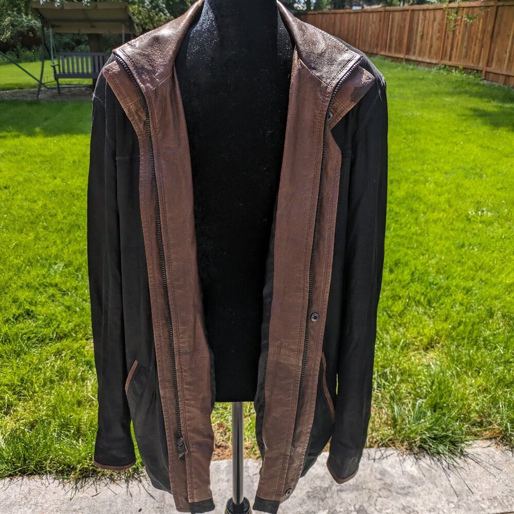 Remy Designer Leather Jacket, size 42